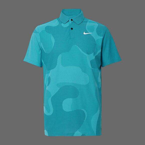 Nike Dri-FIT ADV Tour Camo Golf Polo M-Tall Teal Blue NWT DR5312-381 - Picture 10 of 10